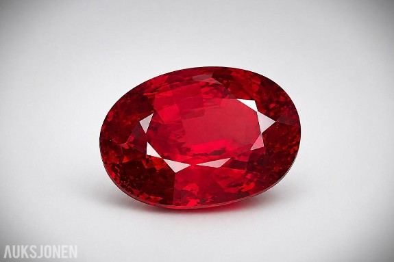 Praktfull Rubin * 61.40 CT * m/Sertifikat "The Crimson Monarch"